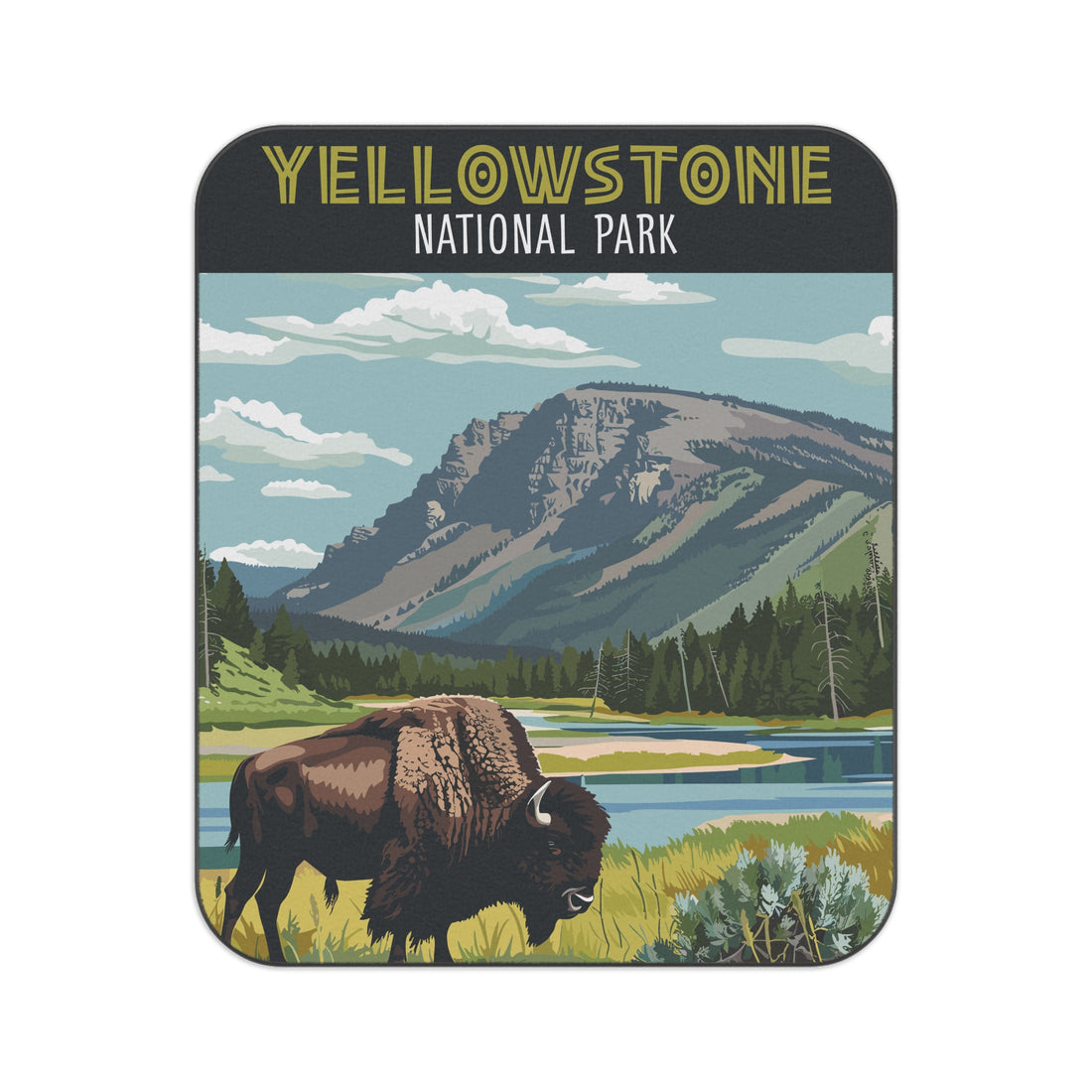 Yellowstone National Park Picnic Blanket